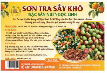 Sơn Tra Sấy Khô