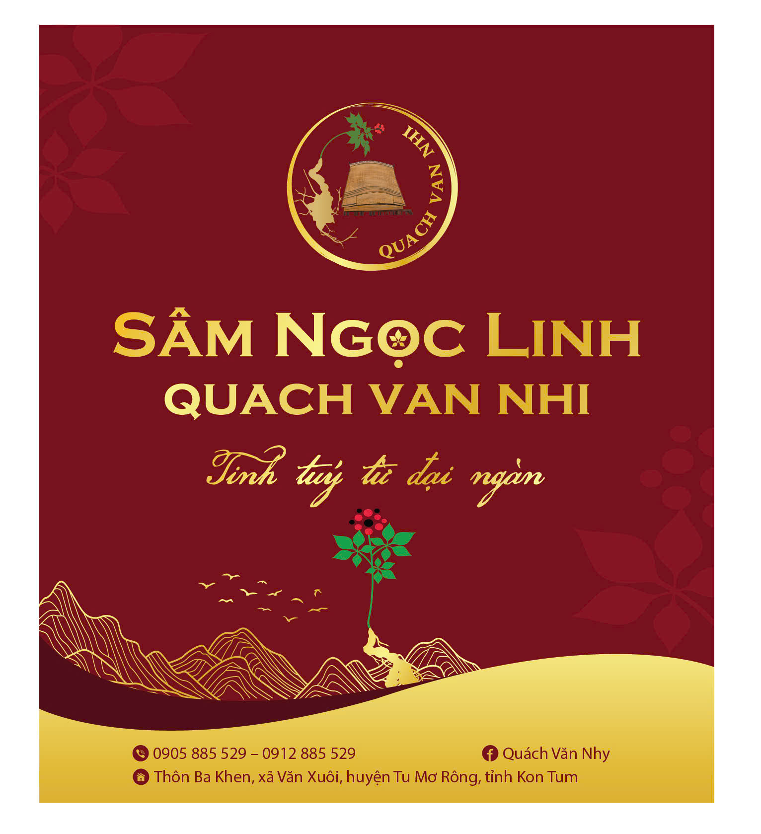 Mã sản phẩm sâm ngâm mật
